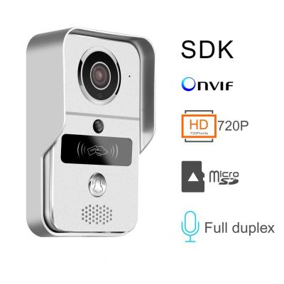 China Cámara atada con alambre de la seguridad 32G el 1M Doorbell WiFi del intercomunicador en venta