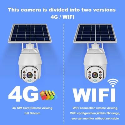 Cina di Pan-inclinazione senza fili solare della macchina fotografica del CCTV 4G macchina fotografica all'aperto della cupola Powerd in vendita