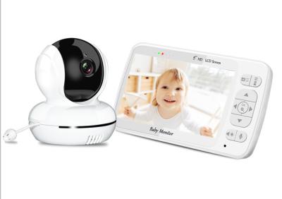 Китай Remote Swivel 2.4 GHZ Wireless Baby Monitor 5 Inch 720P Color Display Support VOX Mode продается