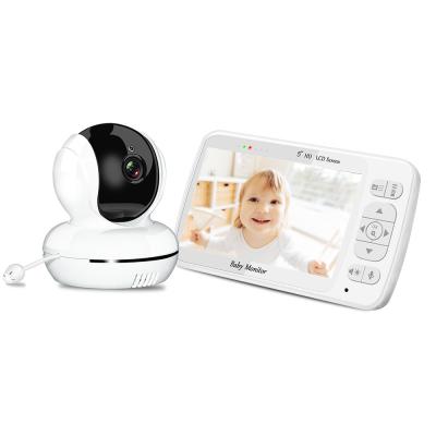 중국 HD Night Vision Digital Video Monitor Remote Swivel 5 Inch Wireless Baby Monitor 판매용