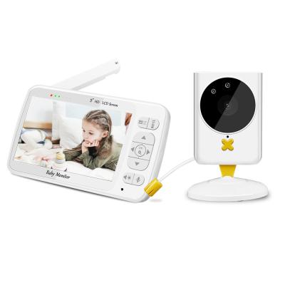 중국 FHSS Wireless Digital Baby Monitor 5 Inch 720P Color Display Two Way Audio 판매용