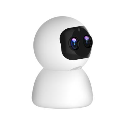 China Binocular PTZ Surveillance Camera Two Way Voice Intercom 1080P PTZ WIFI IP Camera for sale