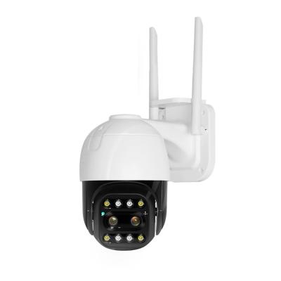 Cina Visione notturna doppia metallica di riconoscimento della videocamera di sicurezza 1080P 2.0MP HD AI della lente di WIFI in vendita