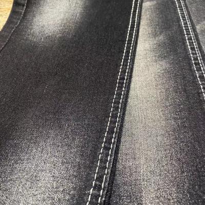 China Good Quality 10oz Spandex Fabric Cost Effective 180cm Wide Washable Black Gray Breathable Elastic Denim For Men And Women Jeans for sale