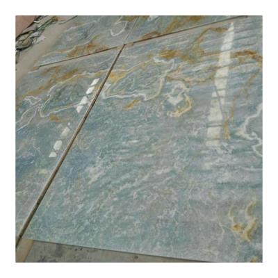 China Modern Blue Onyx Stone Custom Composite Wall Panels Design for sale