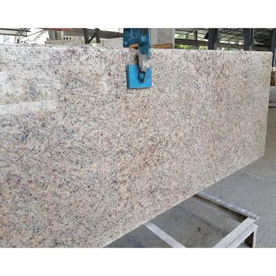 China Hotel Giallo Ornamental Golden Yellow Granite Brazilian For Kitchen Counter Top for sale