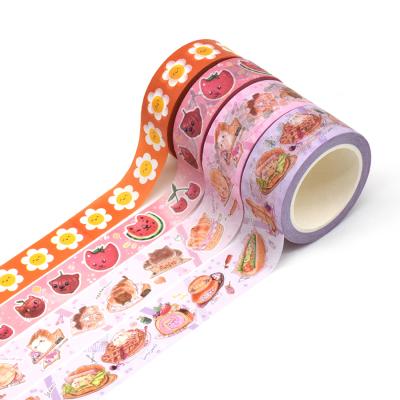 China Free Sample Waterproof Tape Galaxy For Teenages Diy Custom Gold Foil Washi Tape for sale