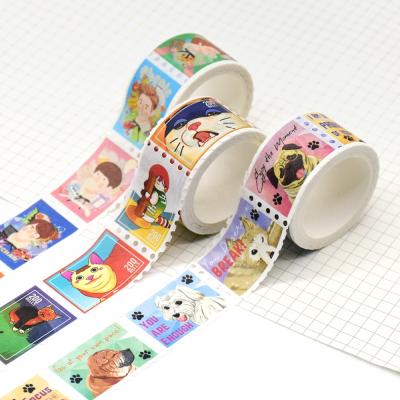 China Waterproof Adhesive Tape Diy Colored Custom Printed Gold Foil Washi Tape for sale