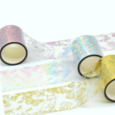 China Color Waterproof Craft Rainbow Paper Purpose Masking Rose Gold Faith Washi Tape for sale