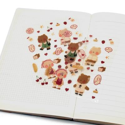 China Waterproof Custom Aesthetic Design Agenda Calendar Sticker Diary Planner Stickers for sale