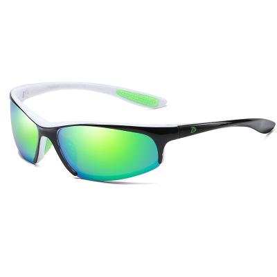 China Sports Sunglasses Fishing Driving Blue Glass Resin PC Frame Sport Polarized Sunglasses for sale