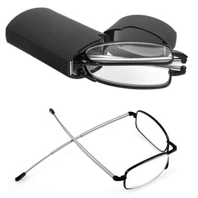 China For Reading Glasses Folding Reading Metal Glass Blue Light Blocking for sale