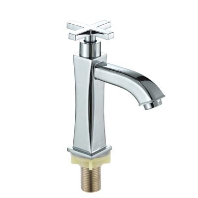 China Thermostatic Cross Handle Inline Zinc Shop Faucets Sanitary Ware Basin Water Faucets for sale