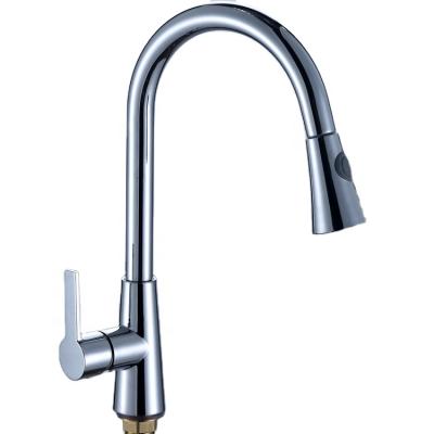 China Thermostatic Faucets Cheap Zinc Alloy Single Hole Chrome Kitchen Sink Mixer Tap for sale