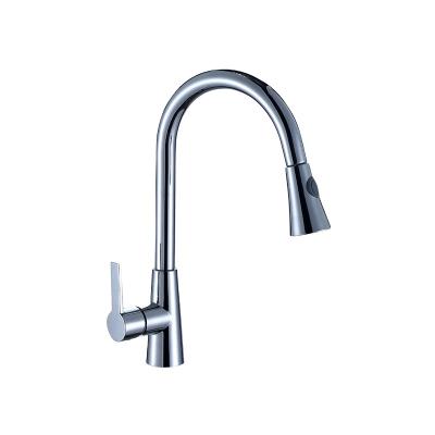 China Thermostatic Faucets Lower Deck Hot Water Bend Kitchen Faucet Large Taps for sale