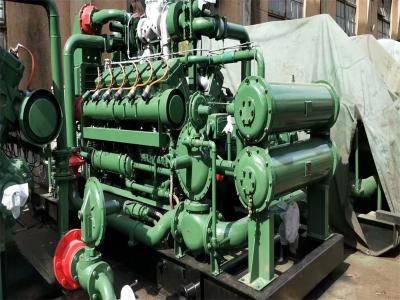 China SHENGLI OIL SHENGDONG BRAND 500KW natural gas generator in KZ Generator set model: 500GJ1-PwT-ESM3 Engine model: T for sale