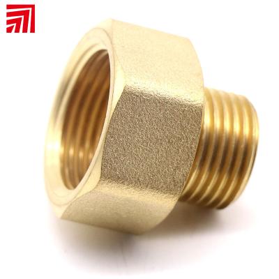 China Pipe Connecting Brass Fittings Pipe Yuhuan Flare Brass Fitting Brass Fitting for sale