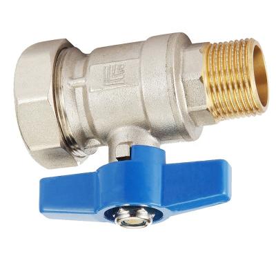 China All-cooper T426 high quality general 180 degree male thread and ppr ball valve for sale