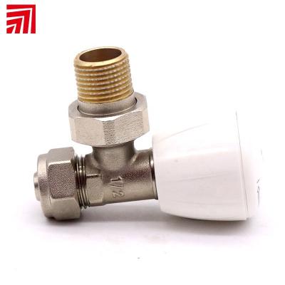 China General 20mm Thermostatic Manual Radiator Valve Set For Heating for sale