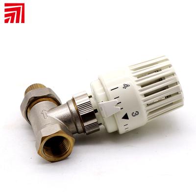 China General smart wifi HVAC system brass thermostat radiator valve for sale