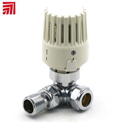 China K153 Auto Control General Multiport Brass Radiator Heating Valve for sale