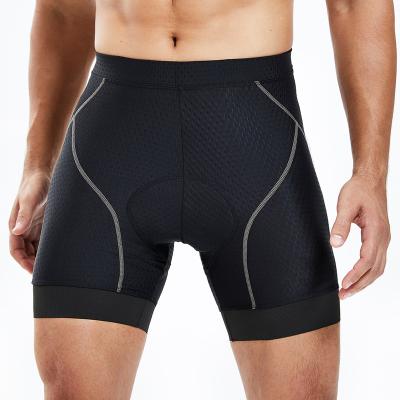 China Breathable Padded Cycling Shorts Active Workout Exercise Jogging Cycling Shorts For Men Cycling Black Shorts Me for sale