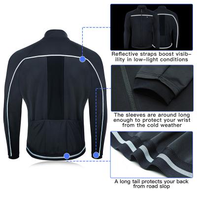 China Waterproof Cycling Jacket Winter Softshell Jacket Winter Updraft Rain Cycling Coat Breathable Anorak Clothing for sale