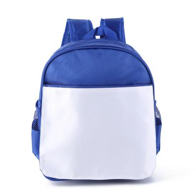 China Wholesale Anti-theft Red And Blue Color Sublimation School Bag Blank Backpack Travel Bag Heat Press Backpack For Kids for sale