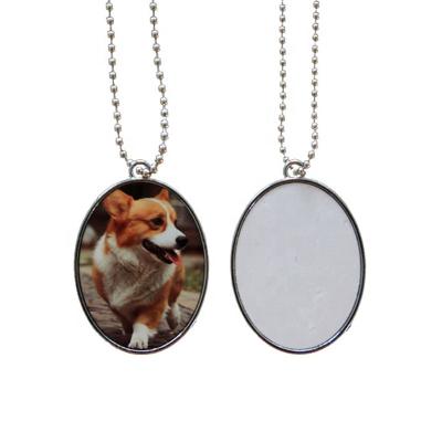 China Custom Blank ID Heat Press Dog Tag Logo Name Sign Plate Metal Dog Tag Pet PetTags Factory Wholesale Sublimation for sale