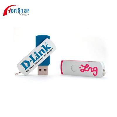 China Promotional Custom Usb Flash Drive Customized Usb Pen Drive 2Gb 4Gb 8Gb 16Gb U Disk Plastic Swivel 3.0 Flash Drive for sale