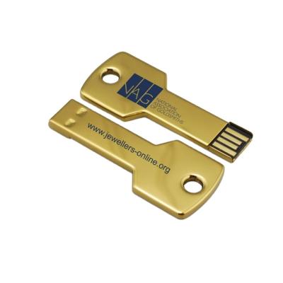 China High Quality Flash Metal USB Stick High Speed ​​USB Drive Metal Usb Key With Keychain for sale