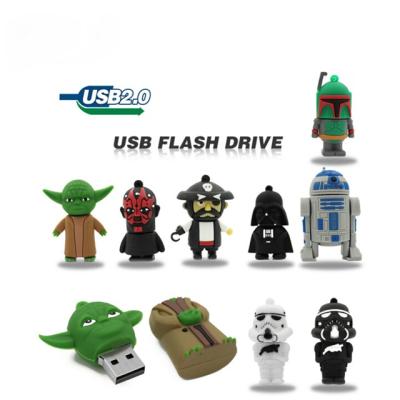 China Original PVC Usb Flash Drive Usb Flash Drives Star Wars 3.0 Pendrive Pendrive PVC Cartoon Character Memory Stick 4Gb 8Gb 16Gb 32Gb 64Gb 2.0 for sale