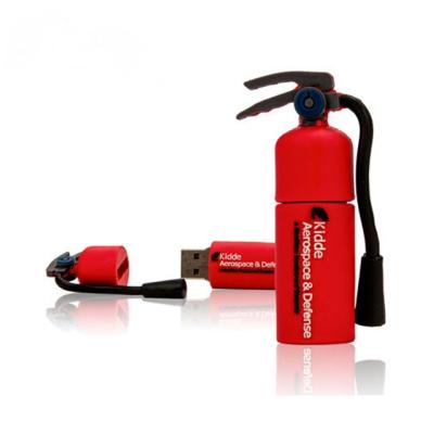 China PVC Silicon Fire Extinguisher Cartoon USB 2.0 Memory Stick Flash Drive 8GB 16GB 32GB for sale