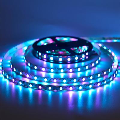 China LANDSCAPE S Shape Bendable Led Strip Light For DIY PCB Affordable Dream 60leds 8mm Individually Color 5050 RGB Pixel Strip for sale