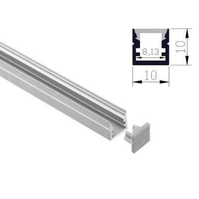 China radiator & Decoration 10mm Wide Thin Aluminum Led Profile Channel Aluminum Extrusion For Led Strip Light for sale