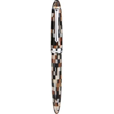 China PENBBS-308 Student Fountain Pen Art Seed Color Resin Student Business Writing Practice Gift Adult Pen Made In China for sale