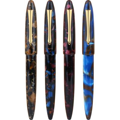 China MoonMan-M100 Resin Fashion Design Fountain Pen Color Student Business Writing Practice Gift Adult Pen Made in China for sale