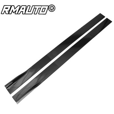 China 6Pcs 2m/2.2m Universal Sports Universal Side Skirt Extensions Car Side Skirts Drift Splitters Lip For BMW For Benz For Honda For Audi For VW for sale