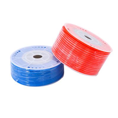 China Hot Sale Pu Series Colorful Polyester Polyurethane Flexible Tube 6mm 8mm Pneumatic Air Hose for sale