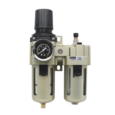 China Air Source Treatment UnitsPneumatic Filter Regulator Lubricator F.r.l Two Units Bowl Guard for sale