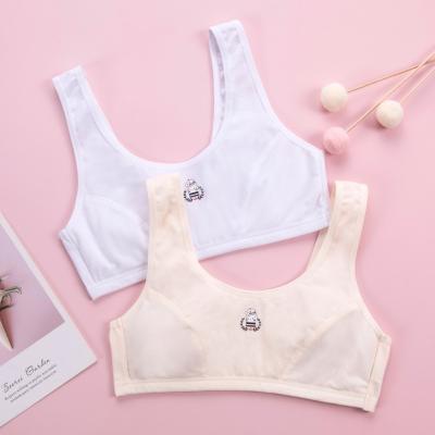 China Comfortable Breathable Girls Bra Cotton Ammonia Junior College Student Underwear One-Piece Developer Girls Invest Bra for sale