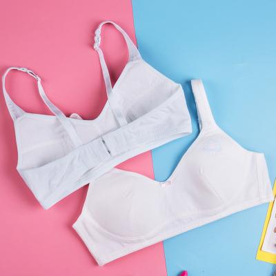 China QUICK DRY Girls' Underwear Cotton No Steel Ring Summer Students Thin Bra For Breathable Sweat Absorbent Bra for sale