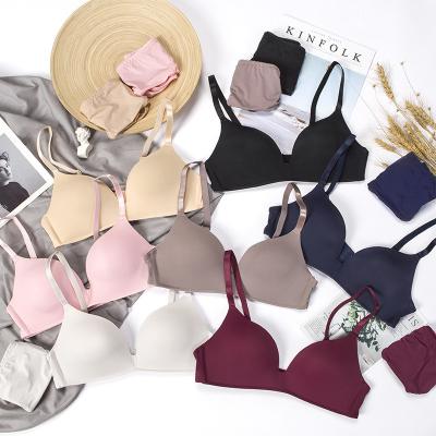 China Wholesale Low Price One Piece Fancy Bra Japanese Seamless Wireless Lift Up Cotton Women Girl One Piece Bra for sale