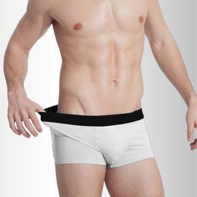 China Men's U-convex Breathable Boxer Briefs High Quality Breathable Cotton Shorts Cotton Boxer Briefs for sale