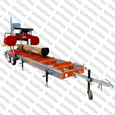 China Horizontal Portable Horizontal Band Sawmill Wood Sawmill Machines Price Diesel Electric Wood Sawmill for sale