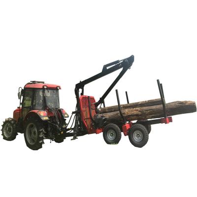 China Other 6ton Forest Log Trailer with Crane for sale