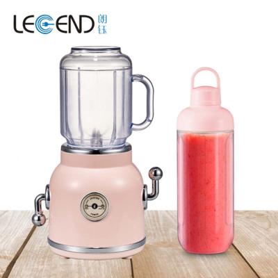 China Multifunctional Retro Style Portable Juicer Smoothie Blender for Fruit and Baby Food for sale