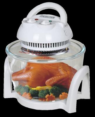 China Bake / Roast / Fry / BBQ / Toast 7 Liter Glass Bowl Halogen Free Standing Mechanical Round Oven for sale