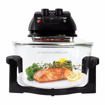 China Bake/Roast/Fry/BBQ/Toast 12 Liter Home Electric Pizza/Cake/Chicken Convection Halogen Oven for sale