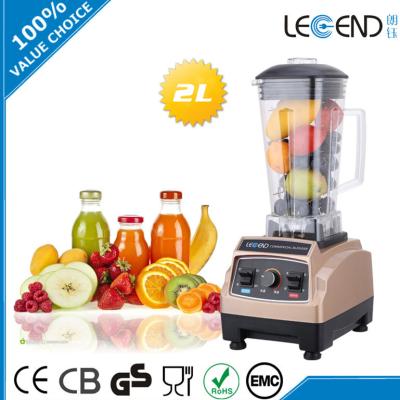 China Commercial 1500W Ice Crush Blender With 28000 Rpm Motor And 2.0L High Speed ​​Container for sale